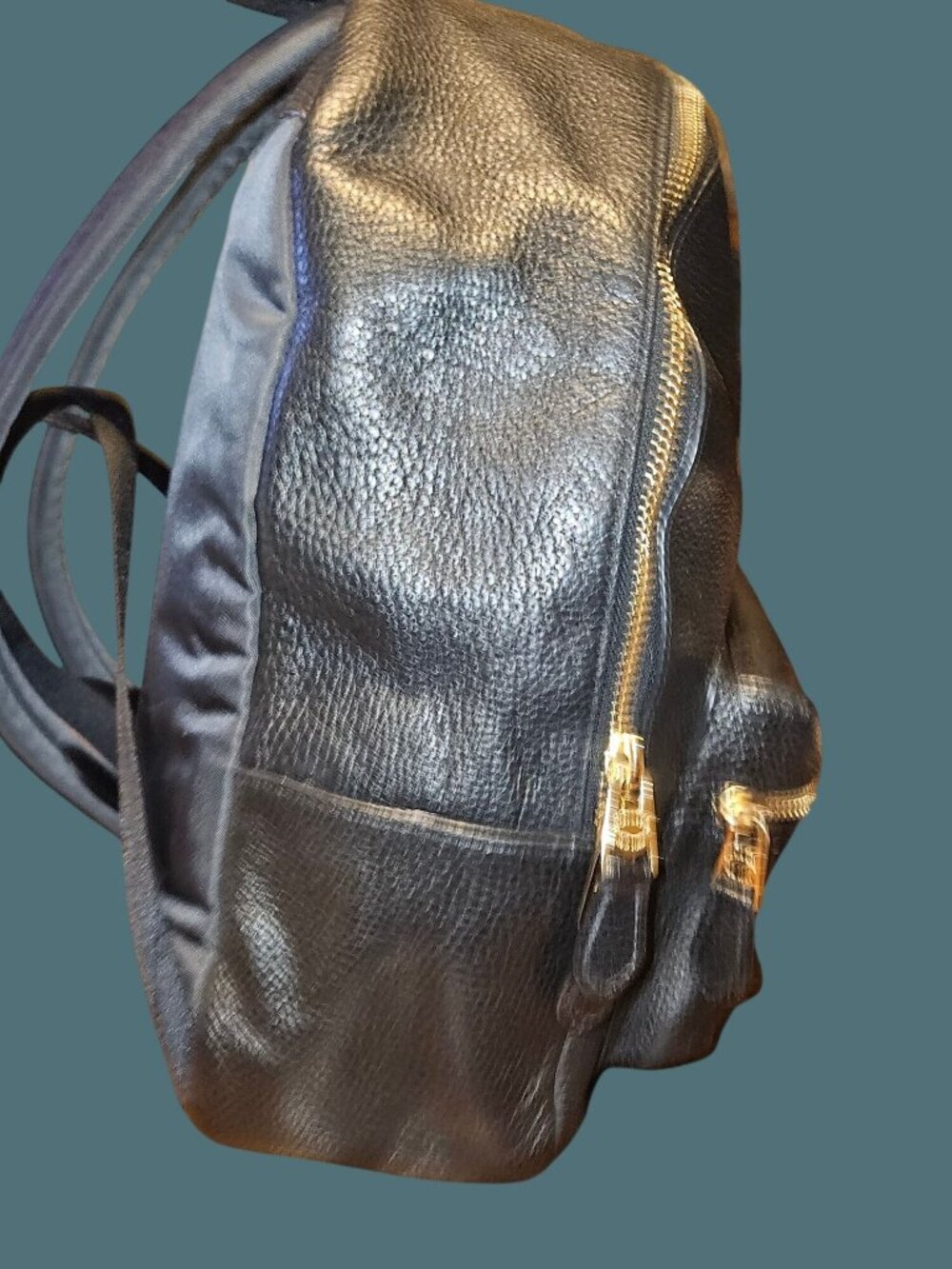 Coach Black Pebbled Leather Medium Charlie Adjustable Straps Backpack - Picture 11 of 16